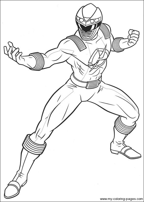 Power Rangers Coloring Pages Printable 28