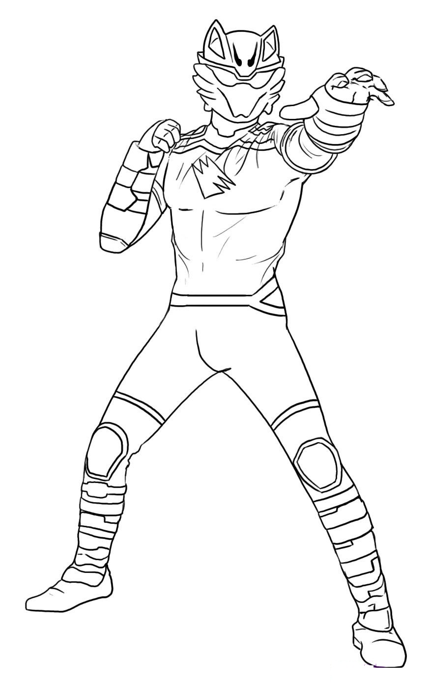 Power Rangers Coloring Pages Printable 3