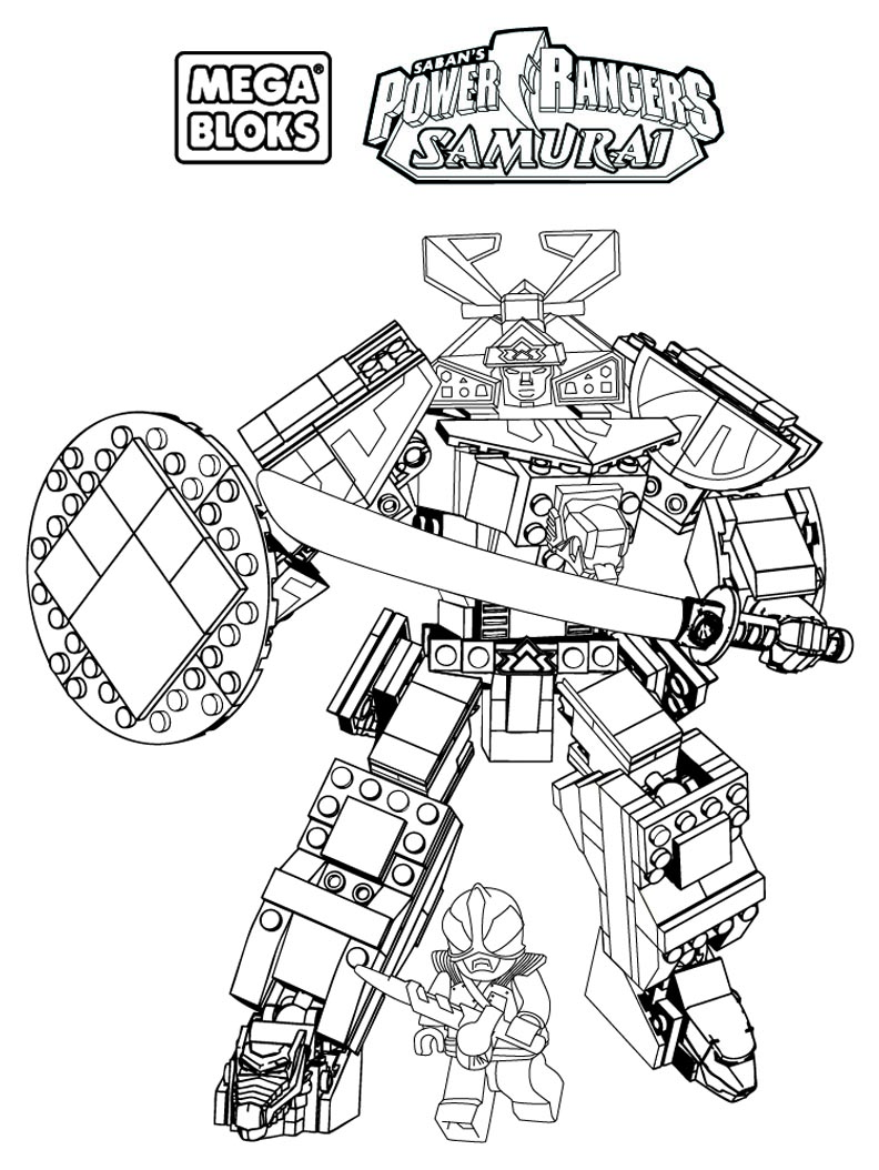 Power Rangers Coloring Pages Printable 30