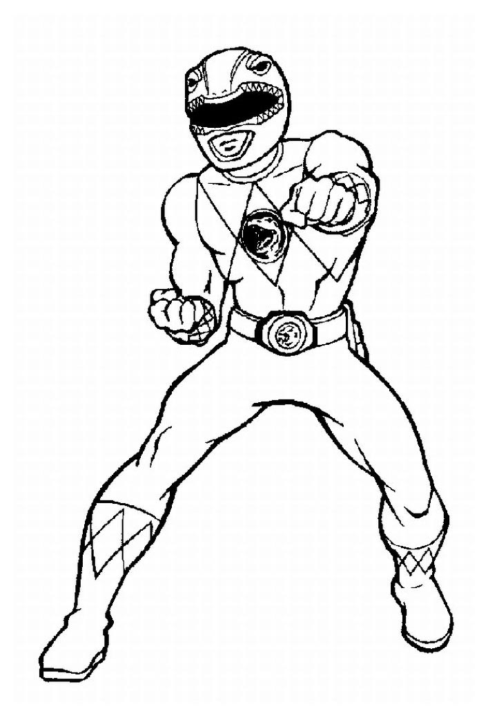 Power Rangers Coloring Pages Printable 34