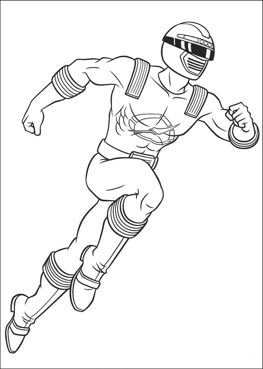 Power Rangers Coloring Pages Printable 36