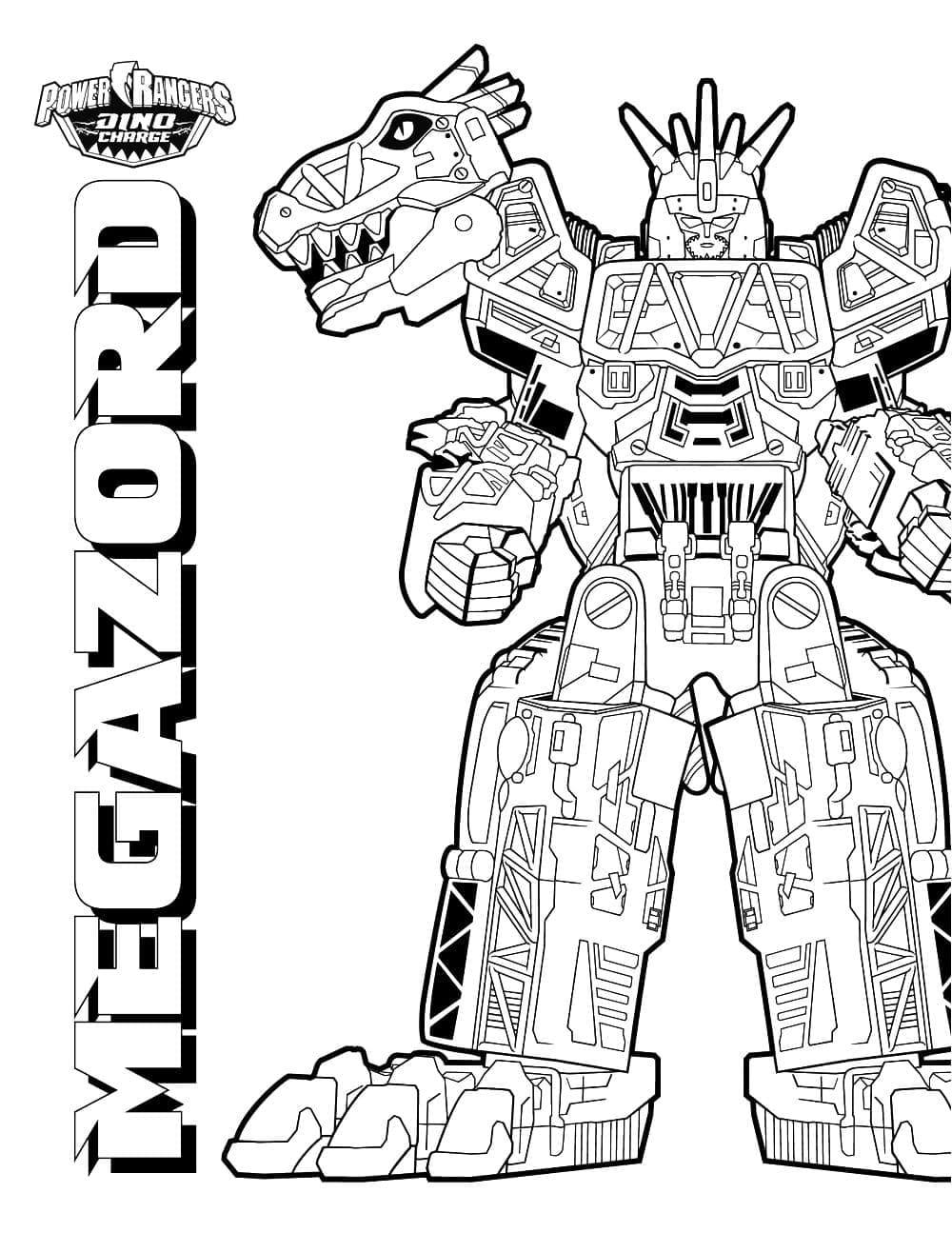 Power Rangers Coloring Pages Printable 38