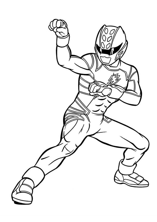 Power Rangers Coloring Pages Printable 40