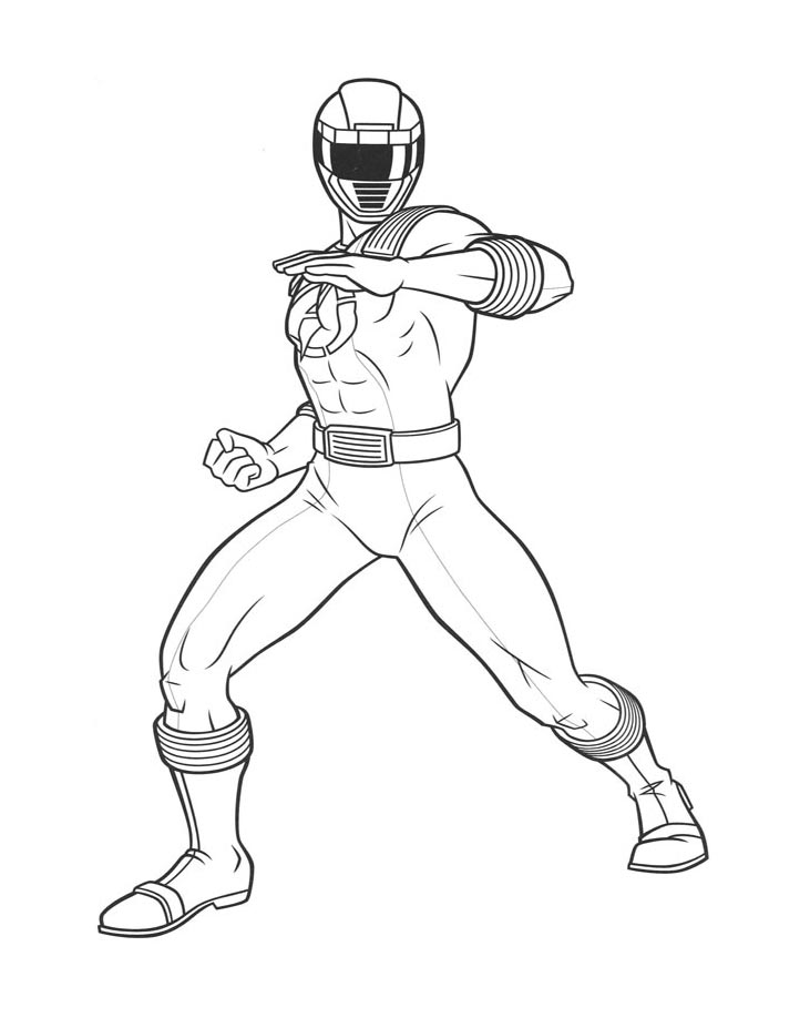 Power Rangers Coloring Pages Printable 44