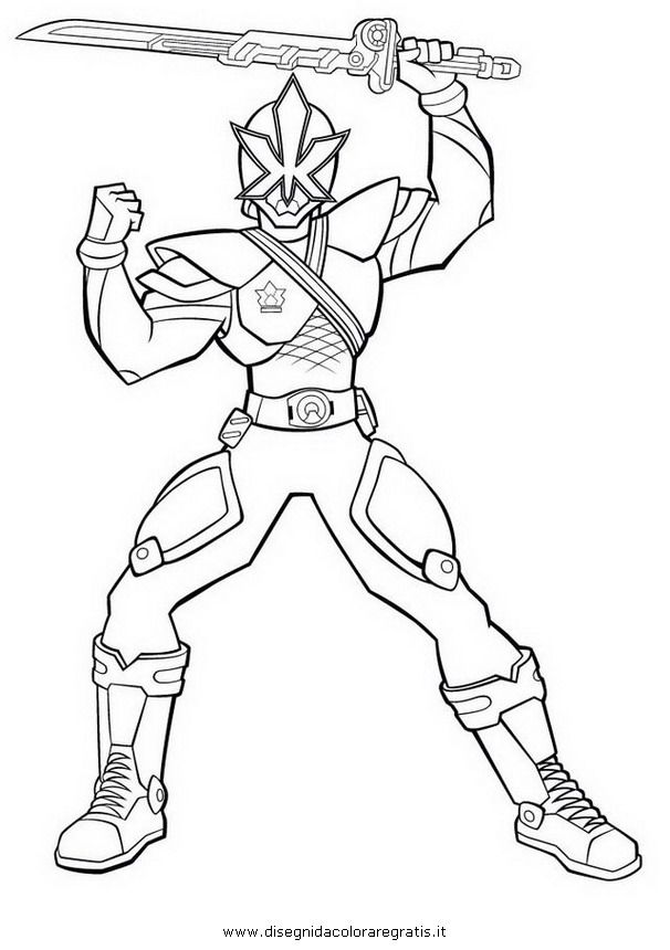 Power Rangers Coloring Pages Printable 45