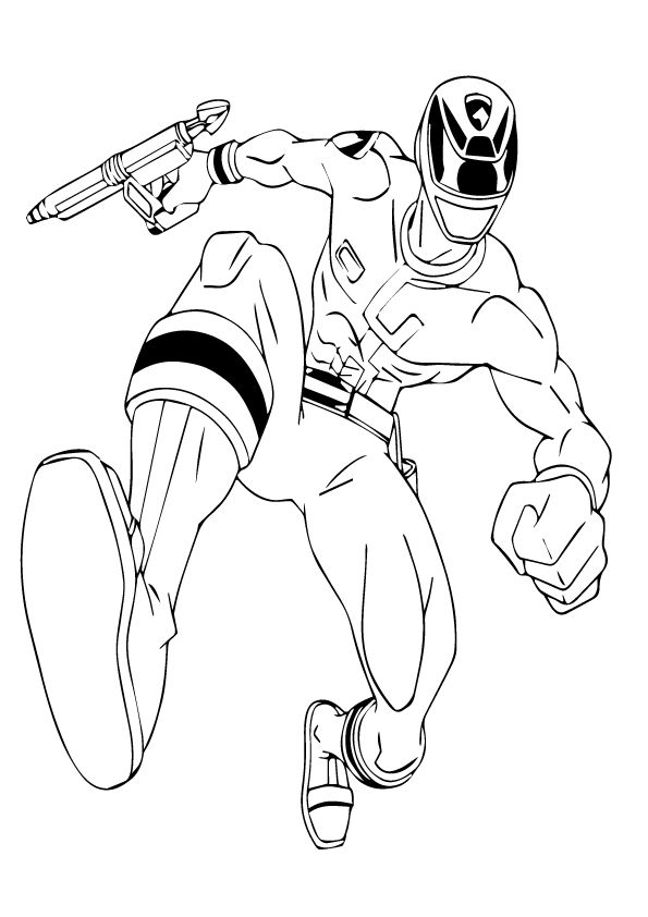 Power Rangers Coloring Pages Printable 46