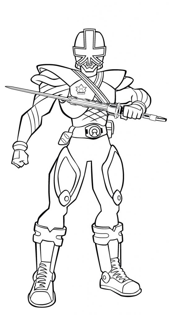 Power Rangers Coloring Pages Printable 49