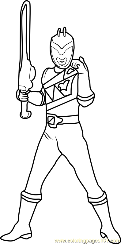 Power Rangers Coloring Pages Printable 50