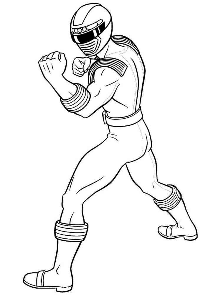 Power Rangers Coloring Pages Printable 53