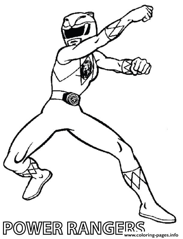 Power Rangers Coloring Pages Printable 58