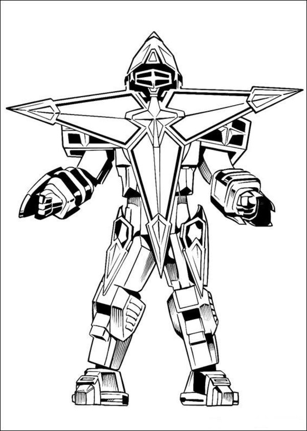 Power Rangers Coloring Pages Printable 61