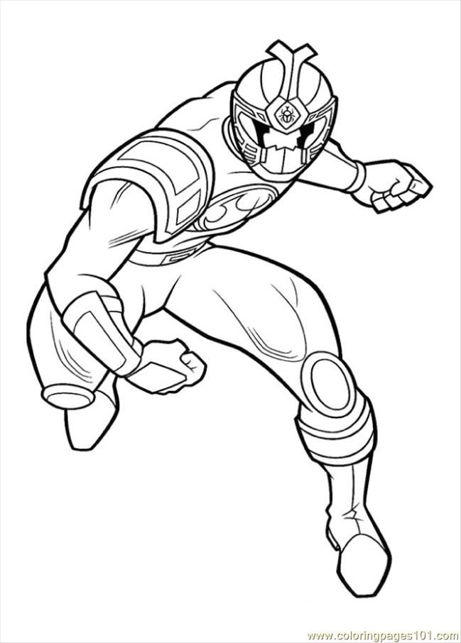 Power Rangers Coloring Pages Printable 62