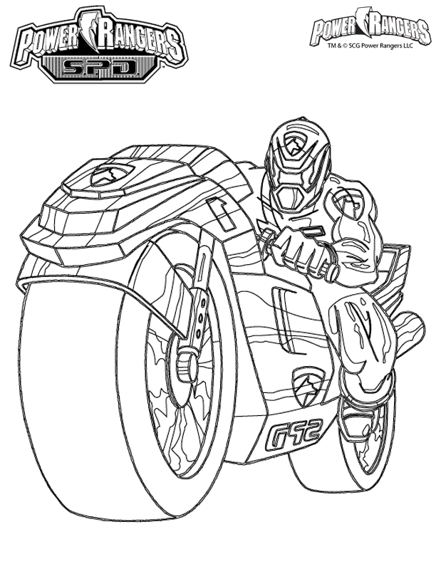 Power Rangers Coloring Pages Printable 64