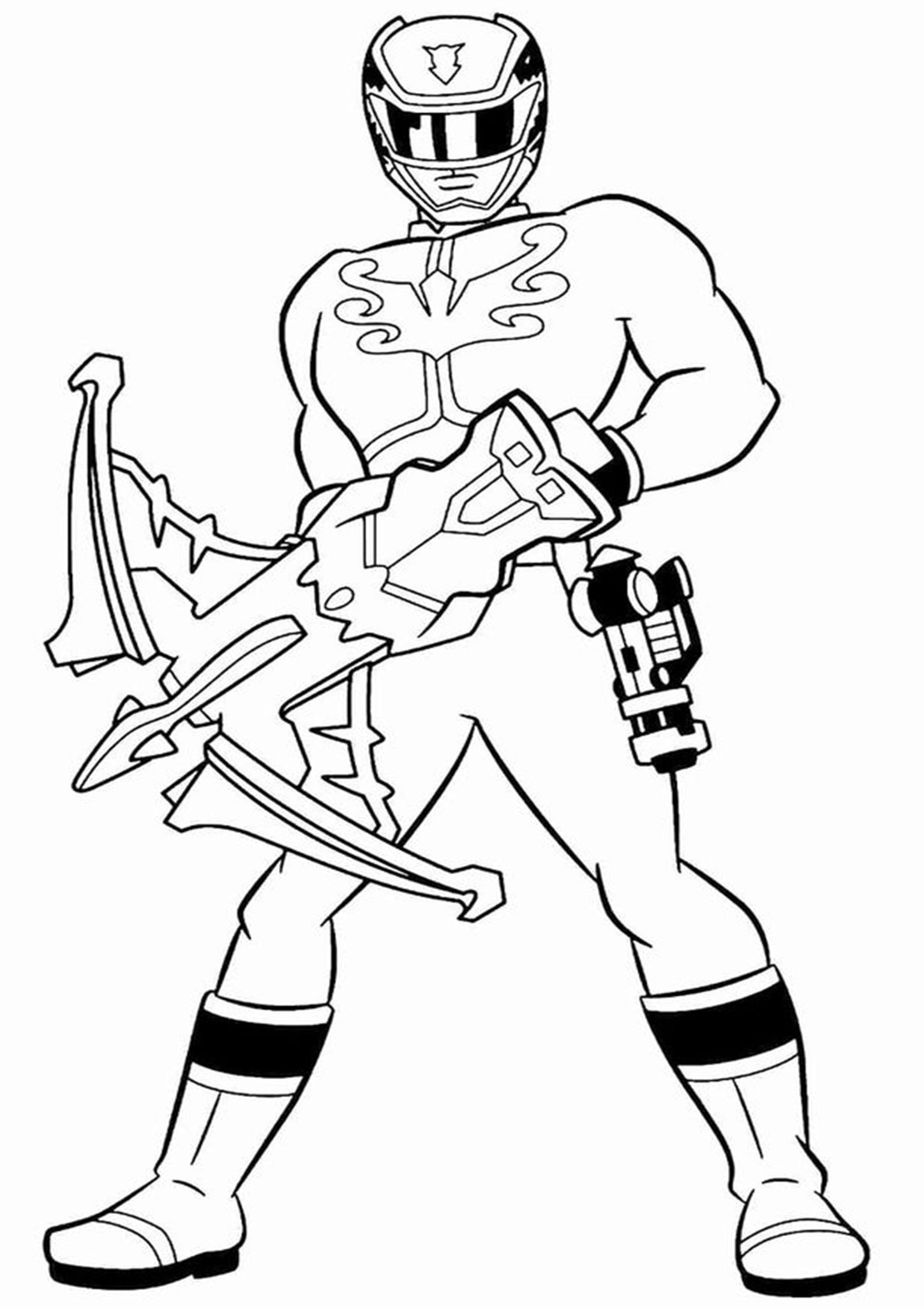 Power Rangers Coloring Pages Printable 70