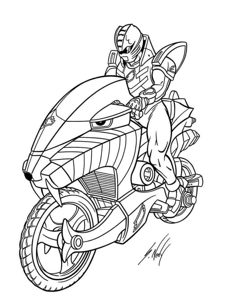 Power Rangers Coloring Pages Printable 72