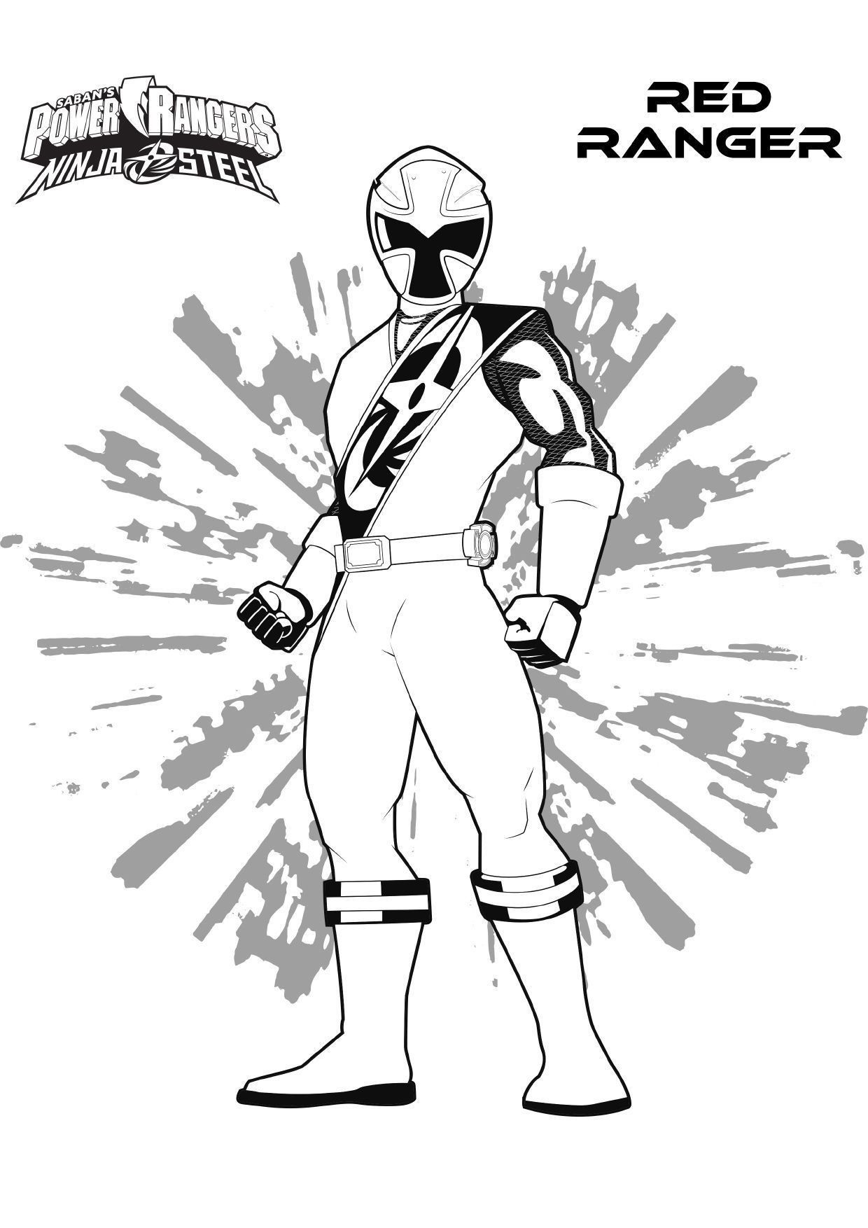 Power Rangers Coloring Pages Printable 73