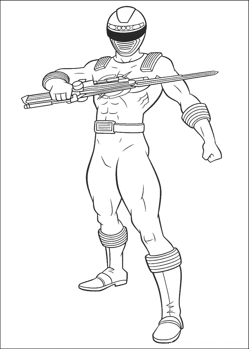 Power Rangers Coloring Pages Printable 74