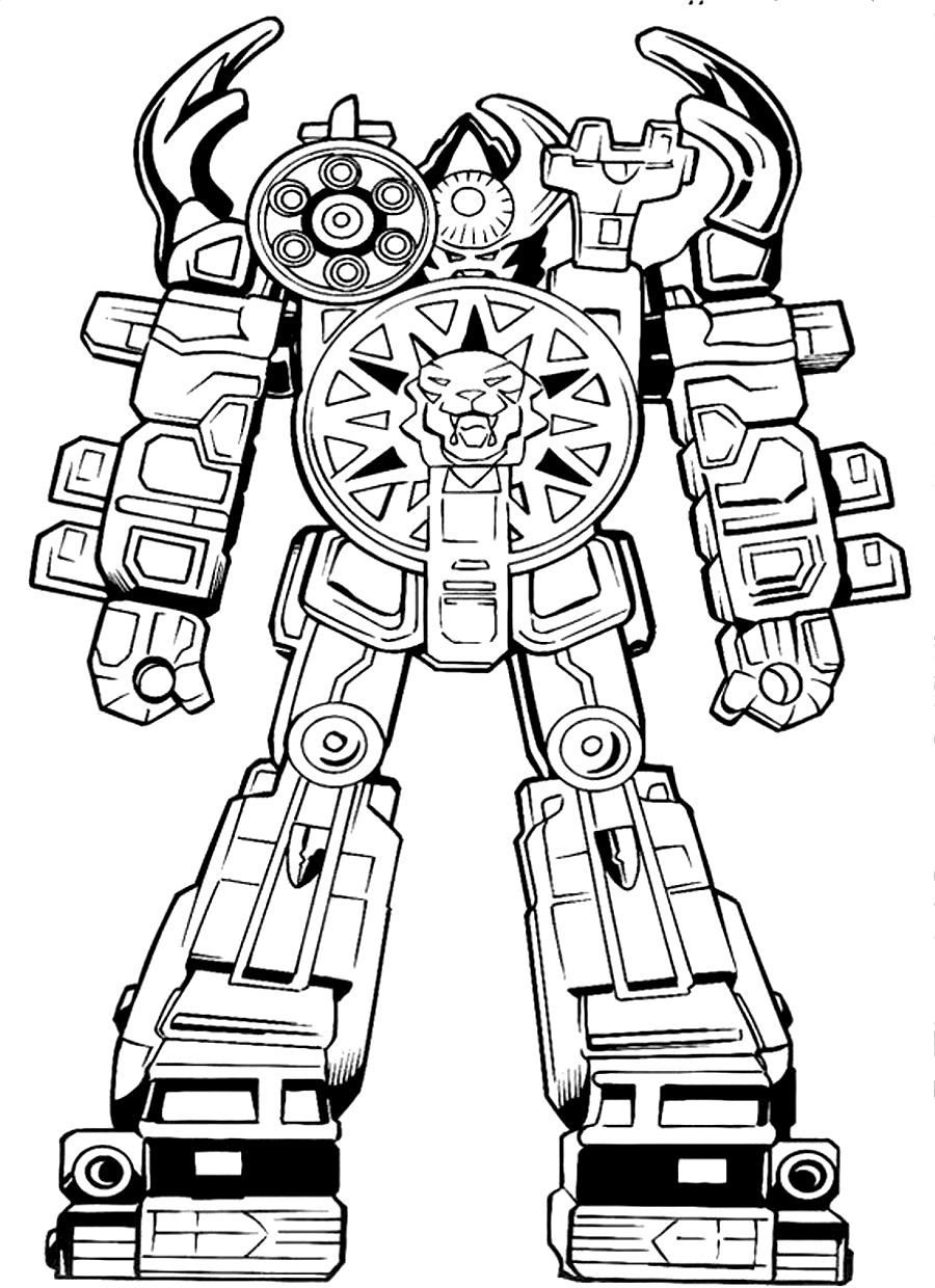 Power Rangers Coloring Pages Printable 75