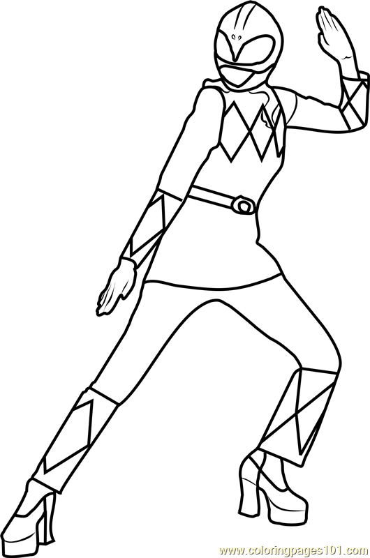 Power Rangers Coloring Pages Printable 78