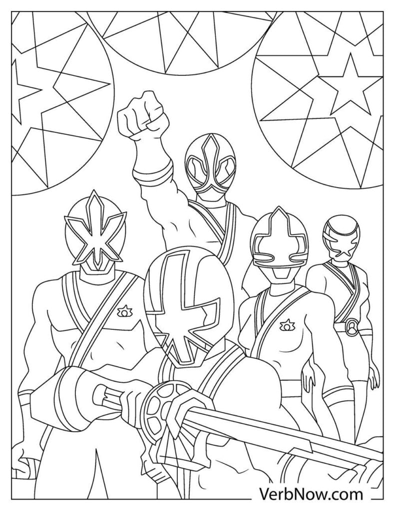 Power Rangers Coloring Pages Printable 79