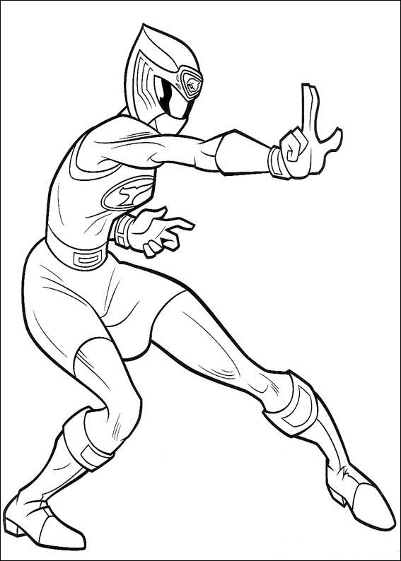 Power Rangers Coloring Pages Printable 85