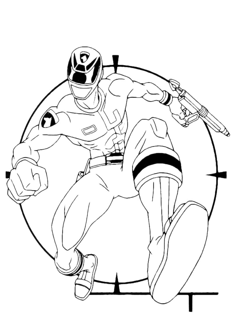 Power Rangers Coloring Pages Printable 86