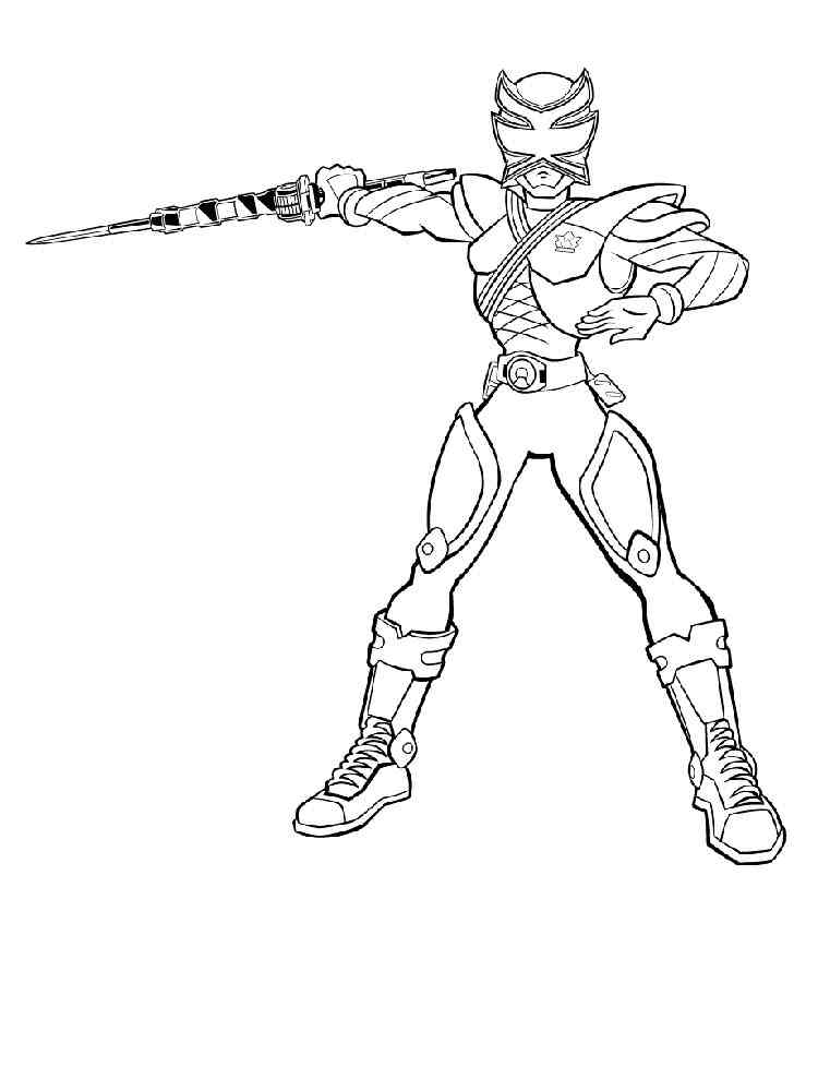 Power Rangers Coloring Pages Printable 87