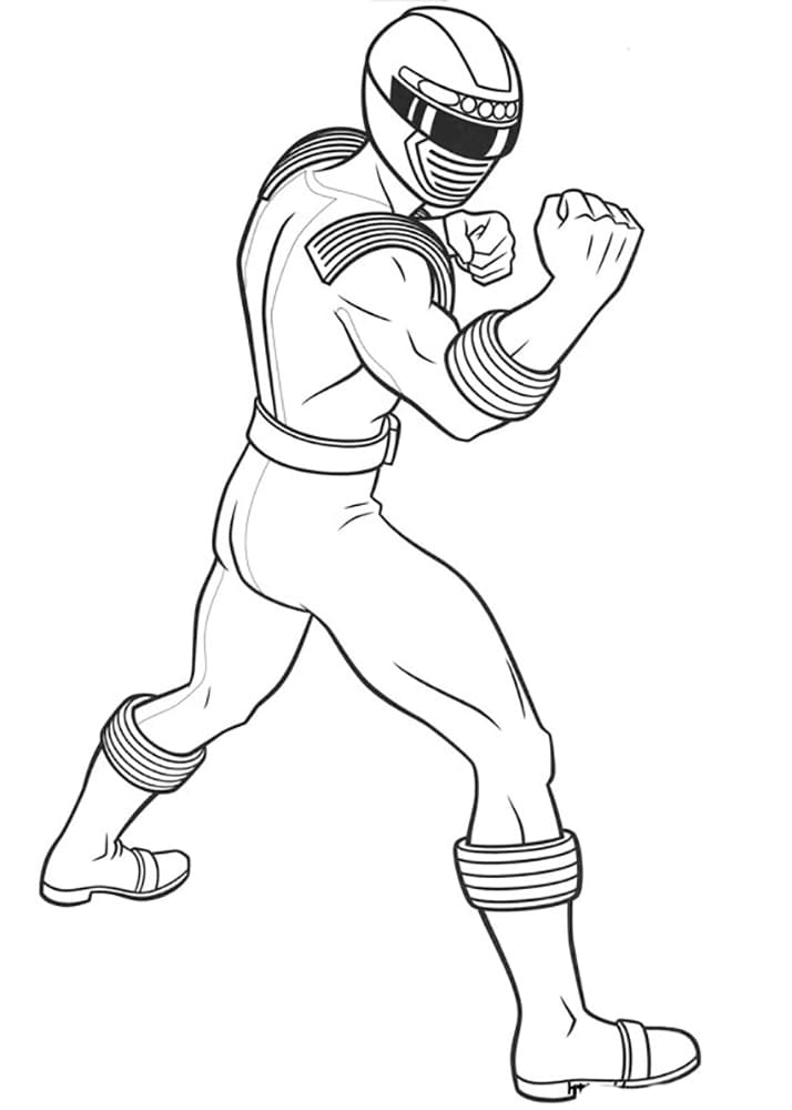 Power Rangers Coloring Pages Printable 9