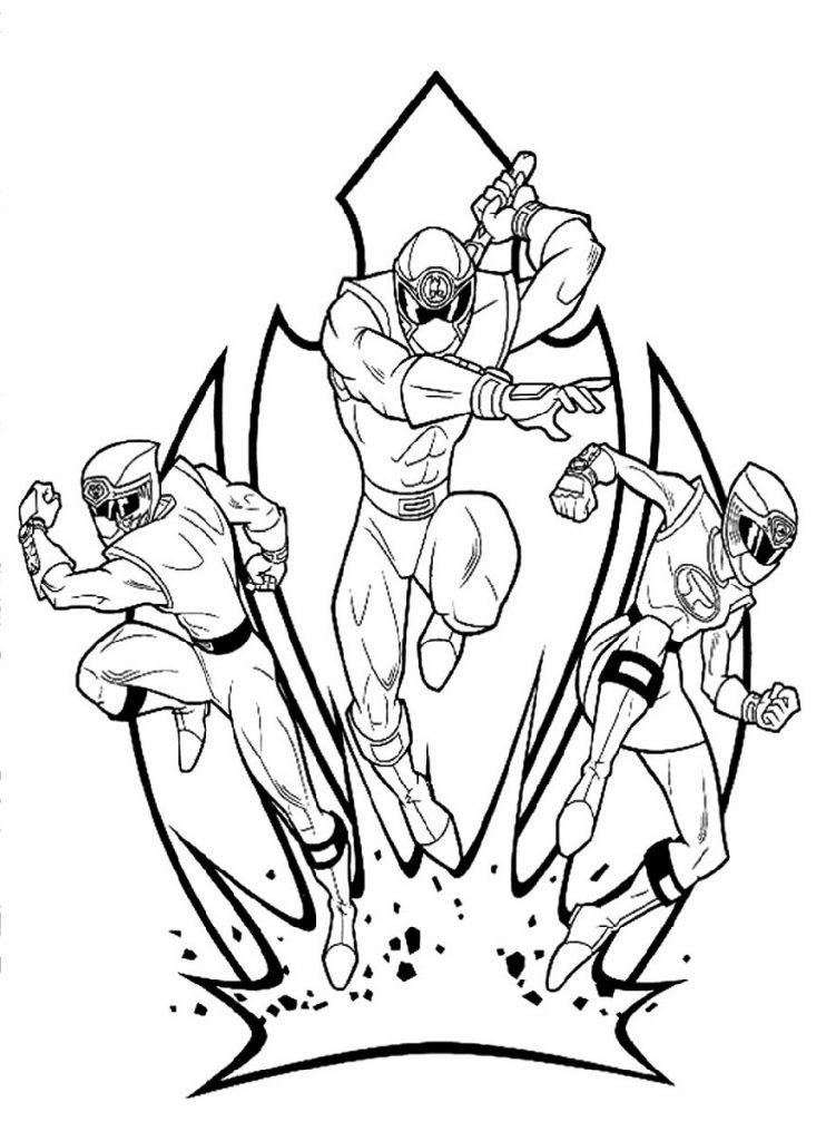 Power Rangers Coloring Pages Printable 91