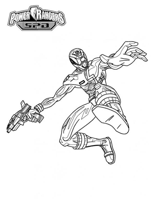 Power Rangers Coloring Pages Printable 97