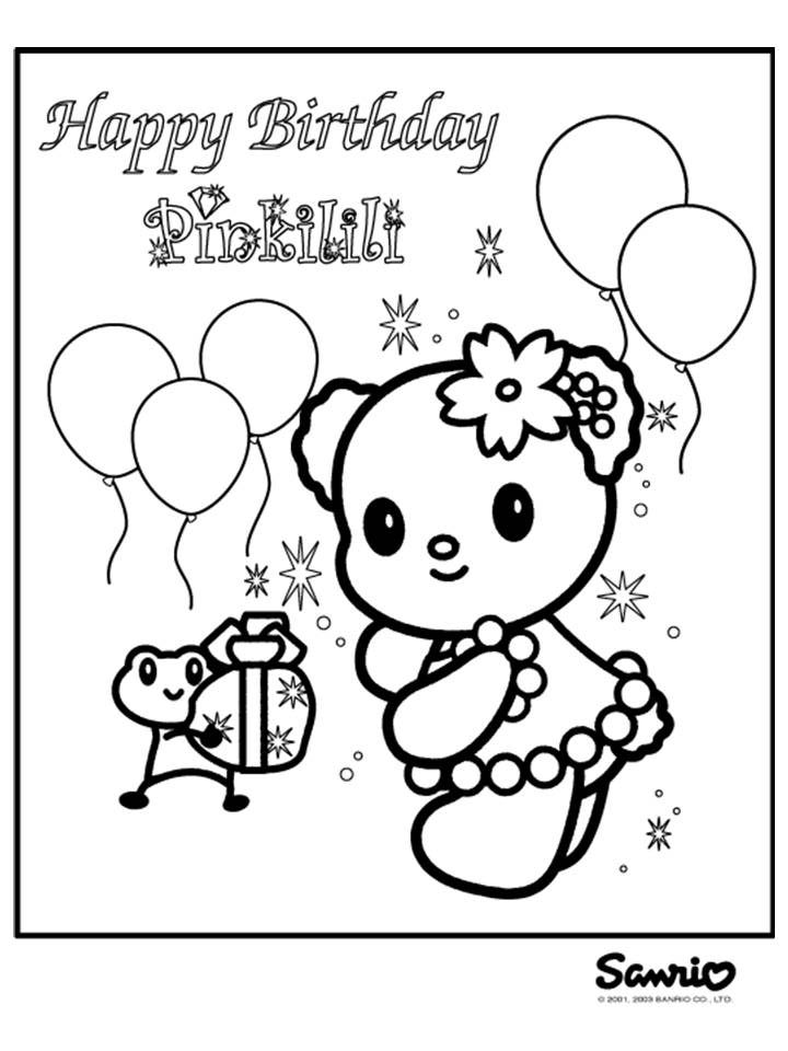 Sanrio Coloring Pages Printable Aesthetic 113