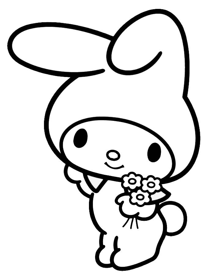 Sanrio Coloring Pages Printable Aesthetic 118