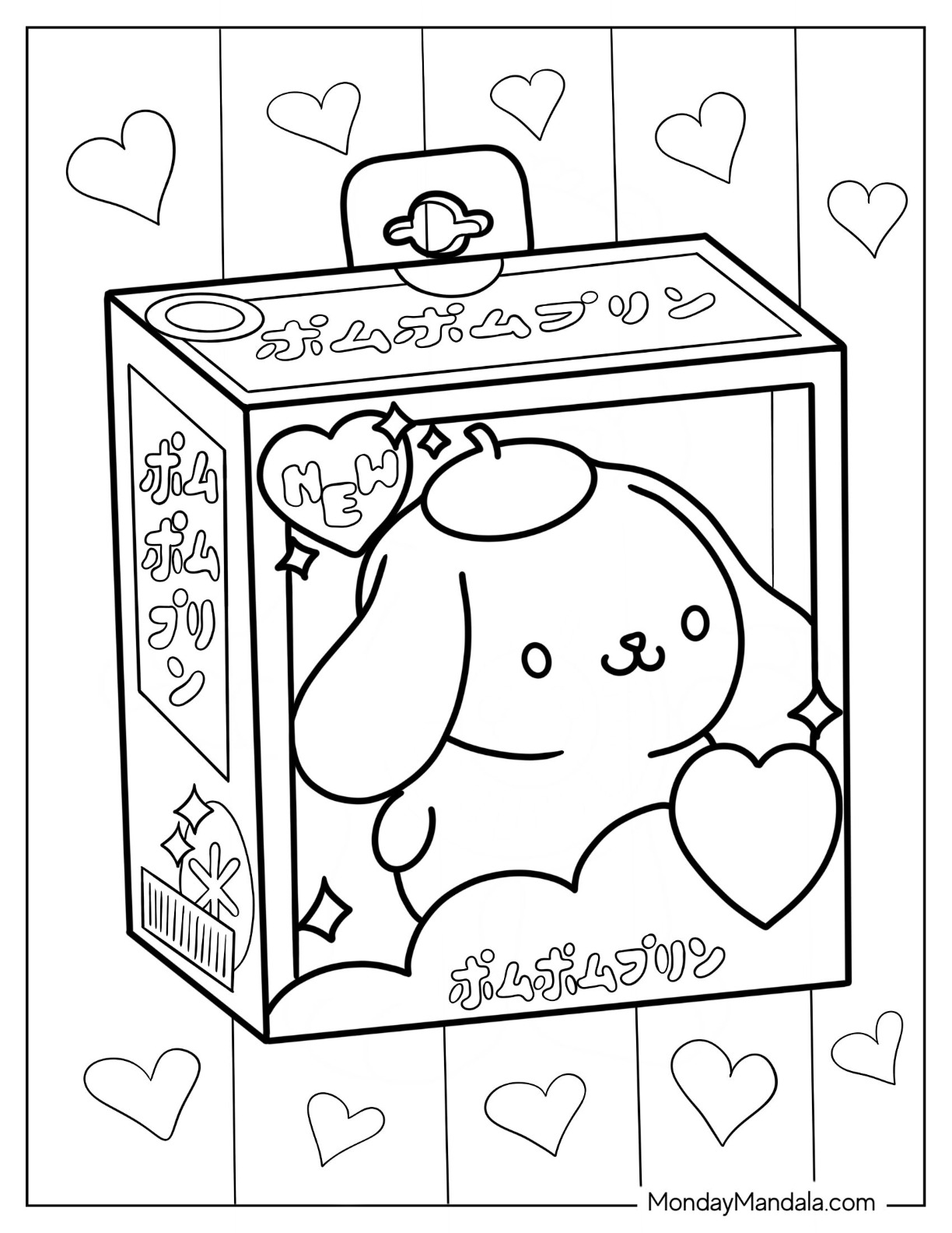 Sanrio Coloring Pages Printable Aesthetic 119