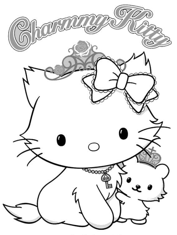 Sanrio Coloring Pages Printable Aesthetic 123