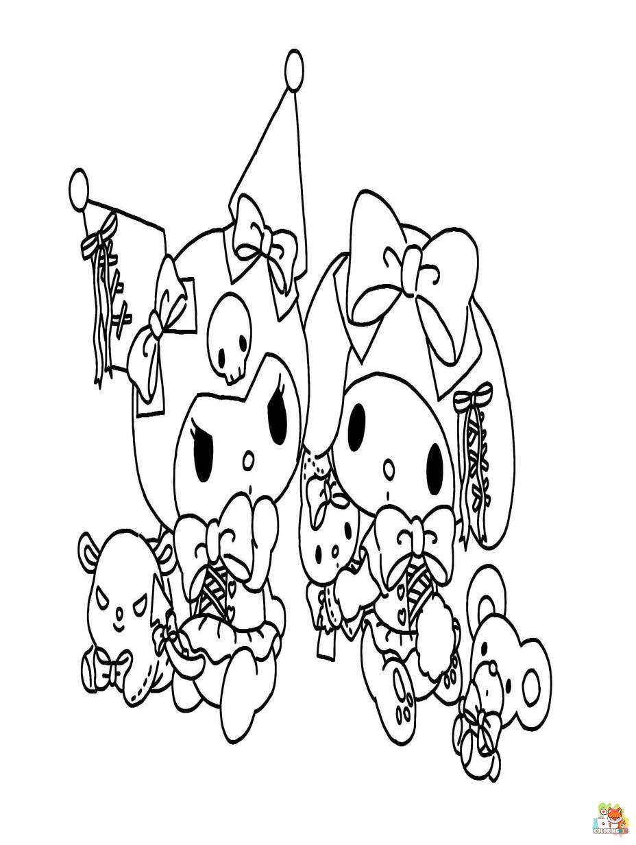 Sanrio Coloring Pages Printable Aesthetic 125