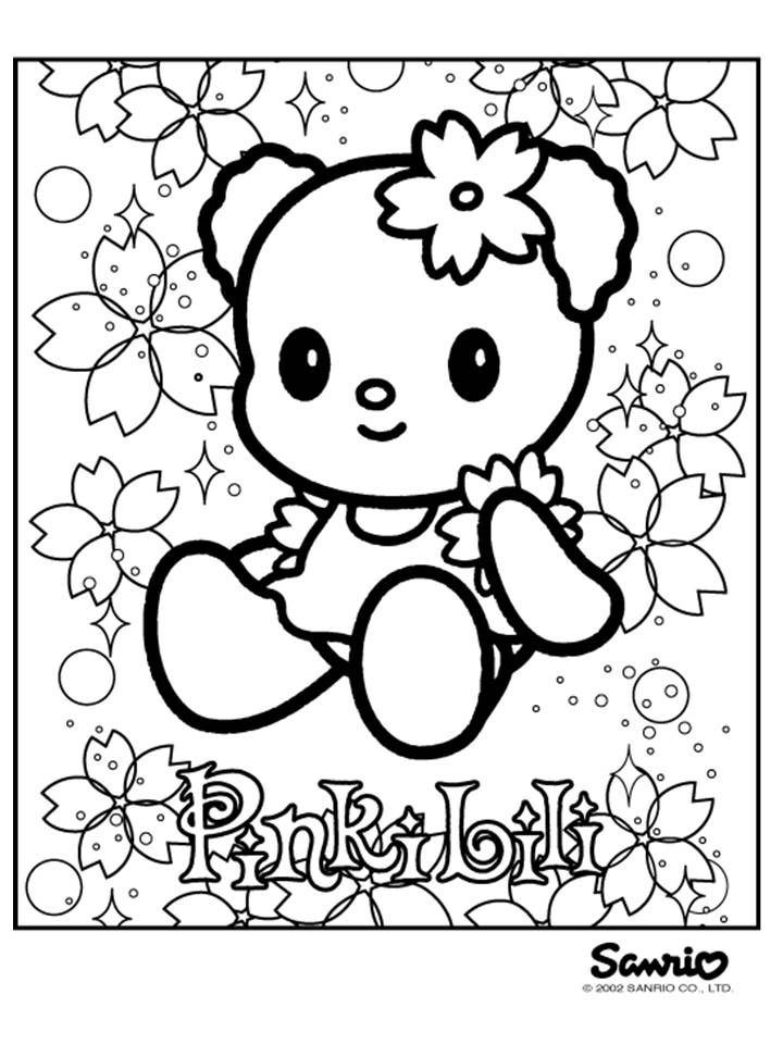 Sanrio Coloring Pages Printable Aesthetic 29