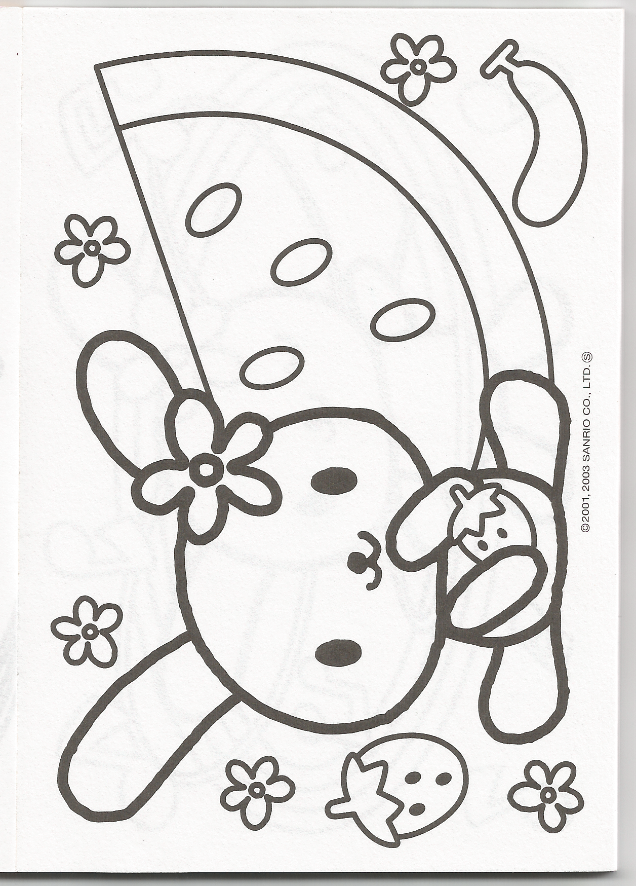 Sanrio Coloring Pages Printable Aesthetic 36