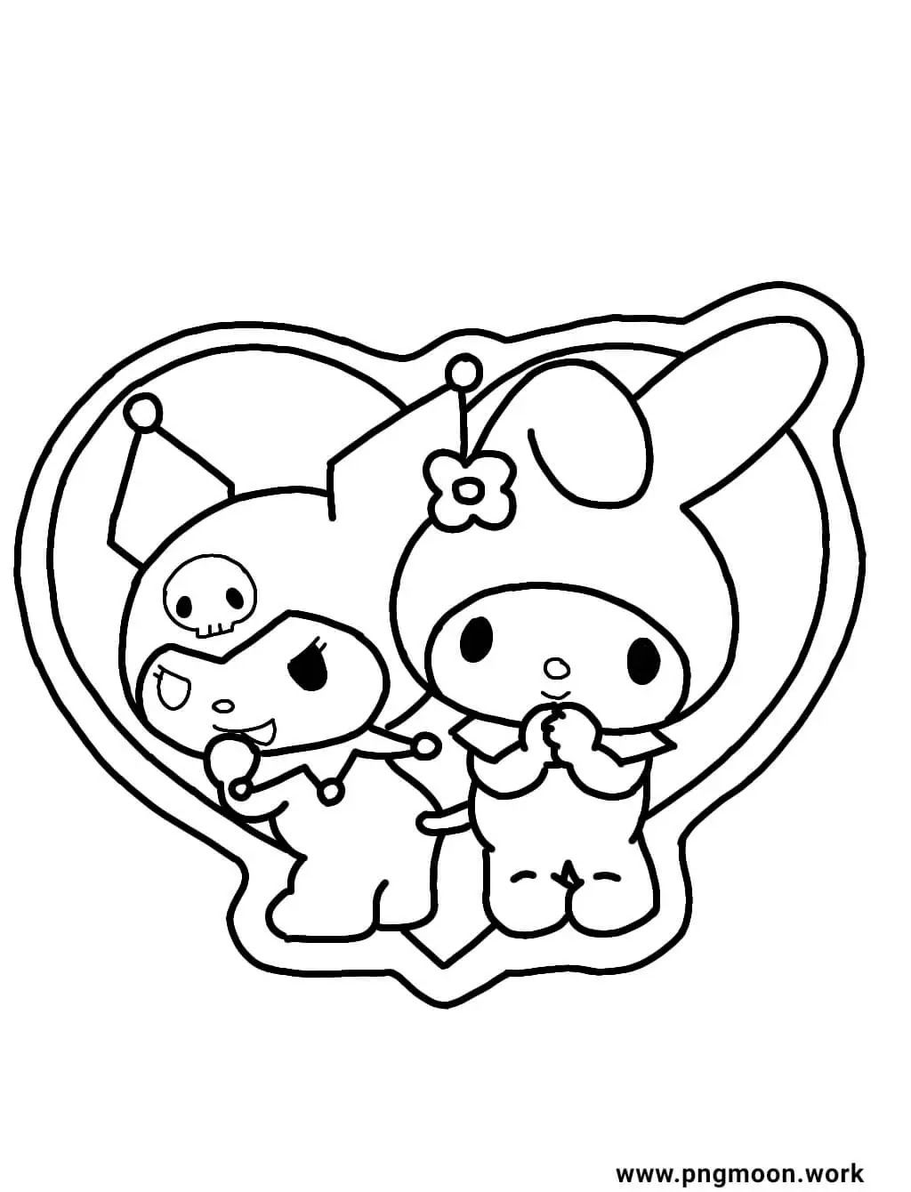 Sanrio Coloring Pages Printable Aesthetic 37