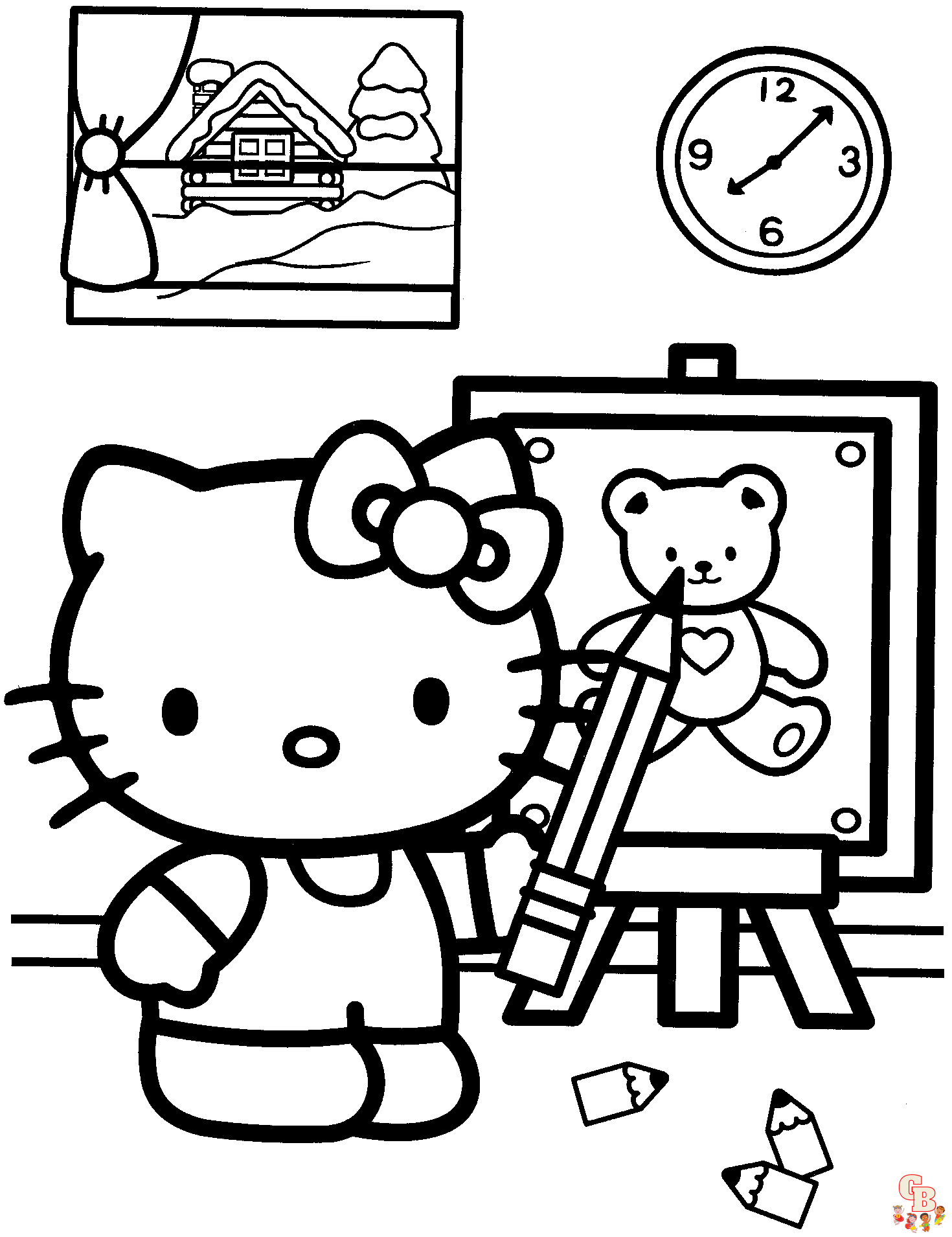 Sanrio Coloring Pages Printable Aesthetic 55