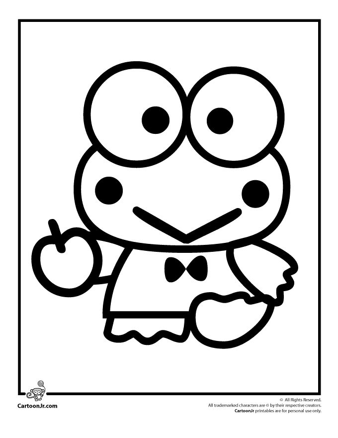 Sanrio Coloring Pages Printable Aesthetic 65