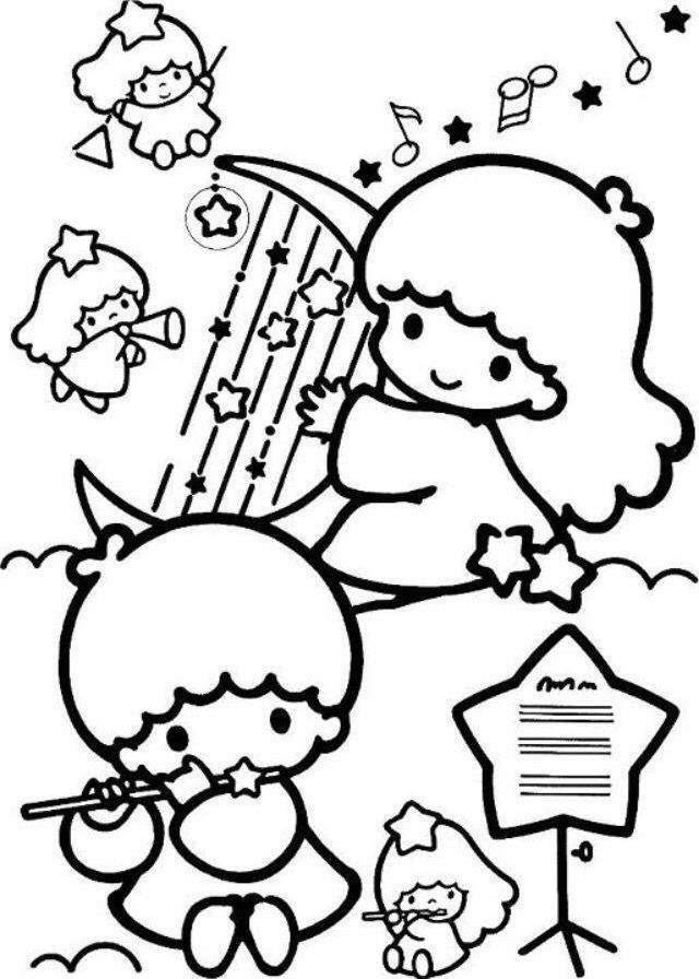 Sanrio Coloring Pages Printable Aesthetic 78