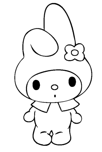 Sanrio Coloring Pages Printable Aesthetic 93