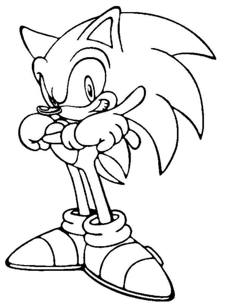 Super Sonic Coloring Pages Free Printable 105