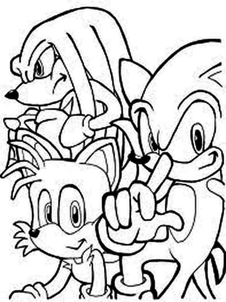 Super Sonic Coloring Pages Free Printable 122