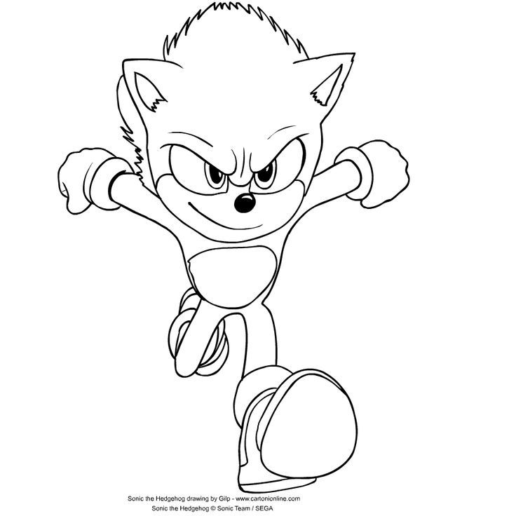 Super Sonic Coloring Pages Free Printable 129