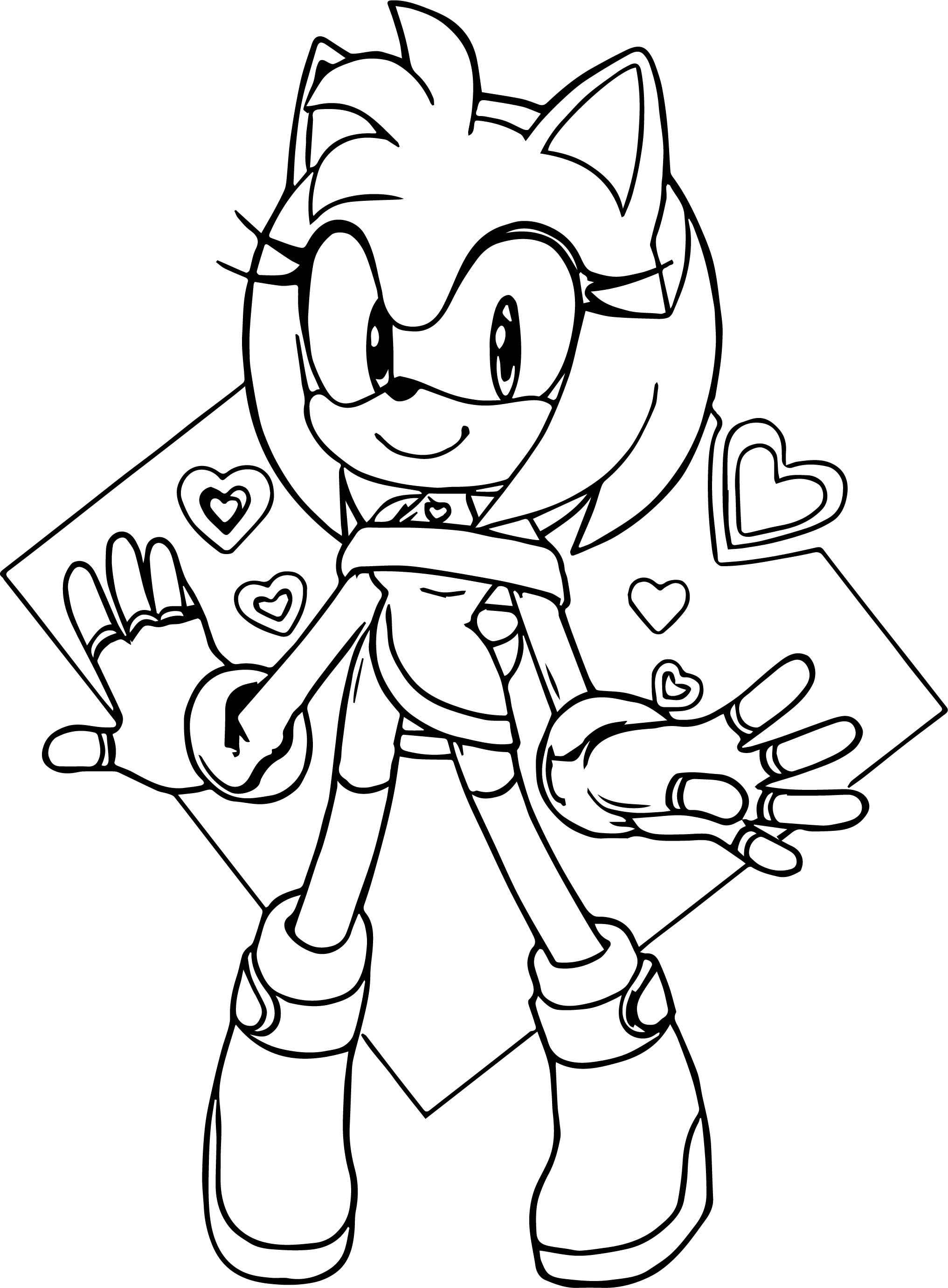 Super Sonic Coloring Pages Free Printable 26