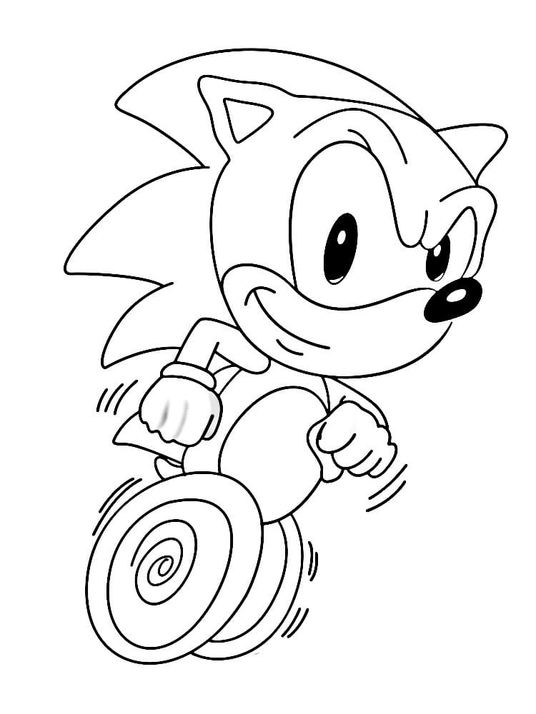 Super Sonic Coloring Pages Free Printable 32