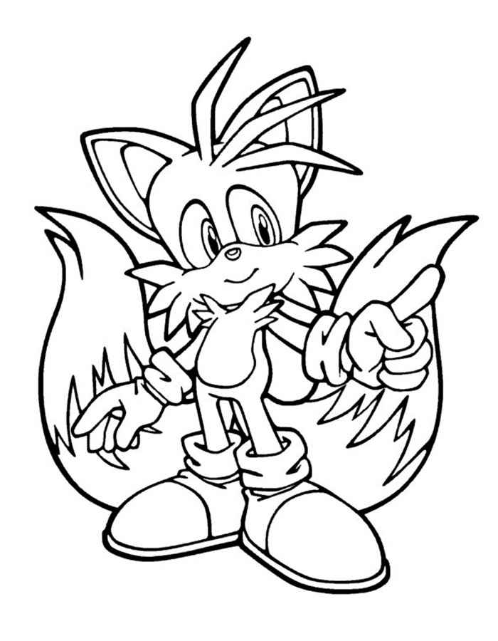 Super Sonic Coloring Pages Free Printable 55