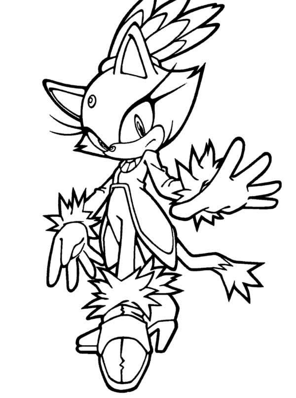 Super Sonic Coloring Pages Free Printable 59