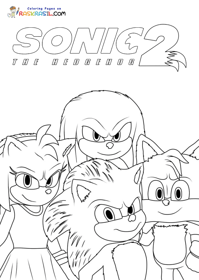 Super Sonic Coloring Pages Free Printable 6